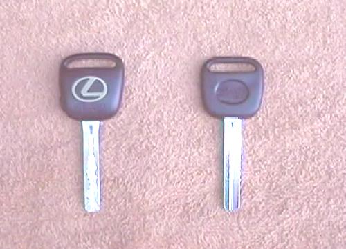 Original and blank keys